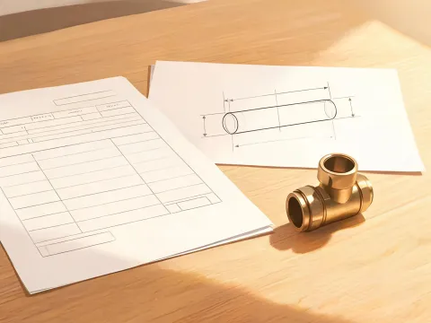 Illustration of a supplier reply with component drawing